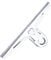 Metal Paper Clip 300mm Long Large Binder Paper Clip Stainless Steel File Clamp for Food Bag Drawing Board Office Supply