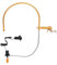 Cadre de Circulation d'eau Head Spa, équipement de Spa de Tête Réglable à 180 ° Support de Fixation de Bassin de Cascade de Circulation d'eau de Salon de Coiffure Accessoires de lit de Shampoing