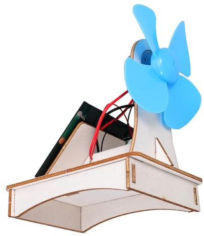 GARIOUANS 1 Satz DIY Solar Modell Experimentierkasten für Holzmaterialien für Kreative Wissenschaftsprojekte Lernspielzeug Physikkenntnissen und Handfertigkeiten