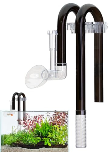Aquarium Einlass und Auslass Set | Aquarium Ablauf Rohr Set – Sieb für Aquarien | Externer Filter Ersatzzubehör für Aquarien und Ea-Tanks