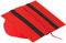 Klein & More Buchstütze Leselotte Pünktchen rot Lesekissen für bequemes Lesen, Baumwolle, gängige Buchgrößen geeignet