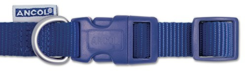 Ancol Heritage Nylon Adjustable Collar Blue 30 - 50cm Sz 2-5