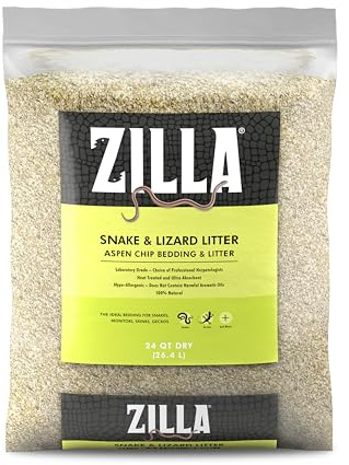 Zilla Reptile Terrarium Bedding Substrate Snake and Lizard Litter, 24 Quart