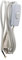 Zenitech - Cavo Con Interruttore Per Illuminazione - Cavo Di Alimentazione Elettrica 1,5m - H03VVH2-F 2x0,75mm² - Potenza Max 460W A 230V - Bianco - 1,5m
