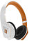 Noontec MF3122(B) Zoro HD II - Auriculares de diadema cerrados, Blanco y naranja