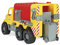 Wader 32607 - City Truck Müllwagen mit Mülltonne und zu öffnender Heckklappe, ab 3 Jahren, ca. 50 cm, bunt, ideal als Geschenk für kreatives Spielen