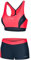 Aqua Speed Sport Bikini Set für Damen | Two Piece Swimsuit | Womens Swimwear | Zweiteiliger Badeanzug für Frauen | Schwimmbikinis | Strand | Swimming Pool | Gr. 40, 36 Rot - Grau | Fiona