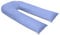 sleepdove 12Ft U Pillow Body/Bolster Support Maternity Pregnancy Support Pillow with Free Removable Cotton Blend Breathable Zip Cover - Made in UK (Blue)