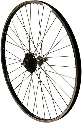 Redondo 28 Zoll Hinterrad Laufrad Kasten Felge + 6 Fach Kranz Schwarz