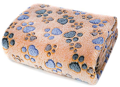 ALLISANDRO Hundedecke Flaushige Decke Super Softe und Warme Hundedecke Fleece Decke/Tier Schlafdeck XL
