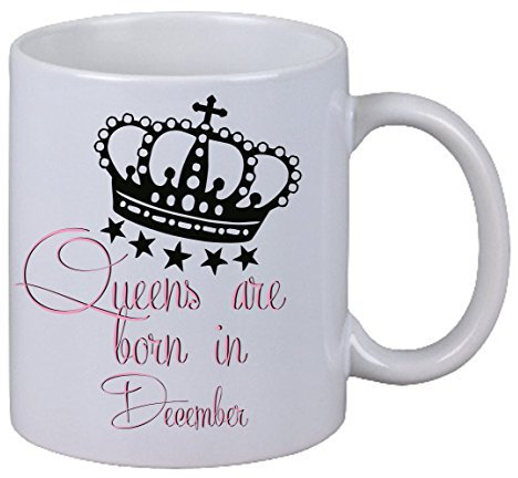Kaffee Tasse Queens are born in December Geburtstag Königin Monat Geschenk