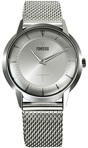 Fonderia Herrenuhr THE Professor II kleine Sekunde, Vintage-Style, flach - P-8A016USS