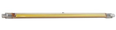 Pro-Lite INF642413GR7S 1300w IRK 240v 254mm Infra Red R7S Gold Heating Lamp Push Fit