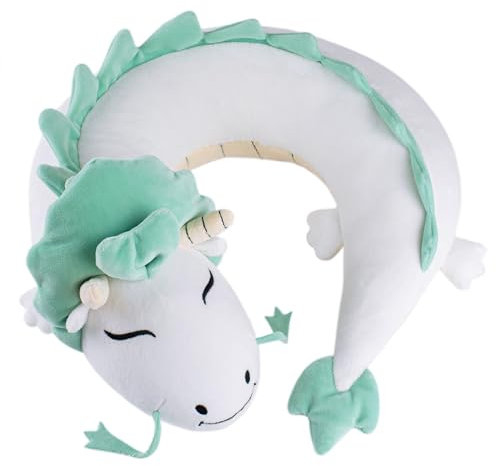 DRACA Anime Merch Plüschtier Cute Kawaii Plushies Dragon Nackenkissen Plush Merchandise Kuscheltier Travel Pillow Reisekissen Anime Kissen Süß Drache Kuscheltiere Plüschtiere