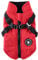 Puppy Coat Jacket with Harness - Waterproof & Warm Winter Clothes for Small & Medium Dogs - Sport Vest for Yorkies, Chihuahuas & French Bulldogs (S, Red)