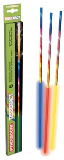 vama 6X Handfontäne Handfackel Colorsprüher mit Leuchtstab für längeren Spaß Jugendfeuerwerk Hochzeit Geburtstag Kinder (4 Packungen)