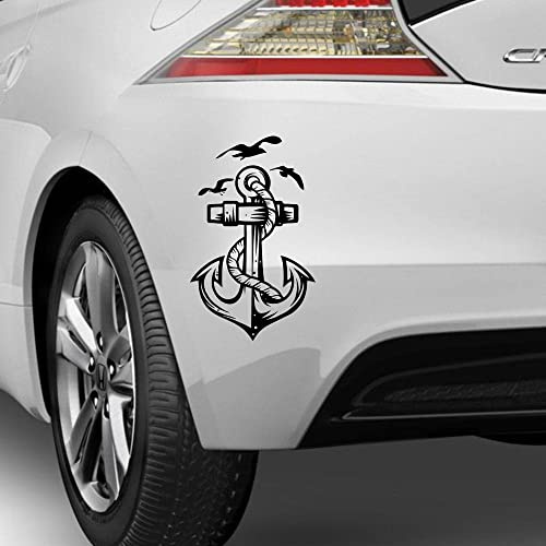 myrockshirt Aufkleber Anker Seil Kette Marine See Wasser Meer Urlaub Boot Sticker Maritim Styling
