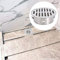 Siphon de Sol en Acier Inoxydable pour Balcon,Piscine extérieure, Pont de vidange, Couvercle de crépine de Balcon, Anti-Blocage, Siphon de Sol pour Une Utilisation en extérieur.(110#), Couvercle