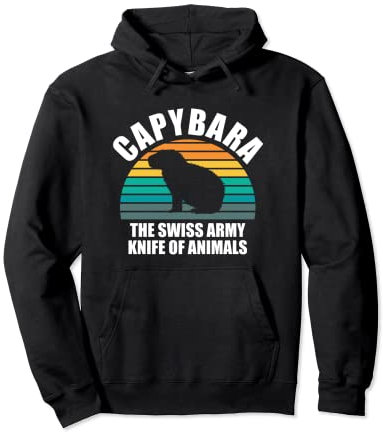 capybara le couteau de l'armée suisse des animaux Sweat à Capuche