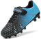 Littleplum Fußballschuh Kinder Footballschuhe Outdoor Athletic Soccer Schuhe,B Blau Schwarz,38 EU