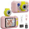 ARNSSIEN Appareil Photo Enfant,Appareil Photo pour Enfants Filles/garçons de 3 à 12 Ans,Cadeau de Noël, Appareil Photo Numérique Vidéo Selfie avec Carte de 32GB,X101H