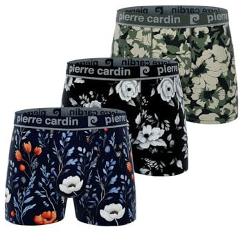 Pierre Cardin Pc/1/Bc/Pk3 Boxer Corti, Flow, L (Pacco da 3) Uomo