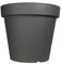 Planters Pride Aura 47.5cm ⌀ Large Plant Pot, Stone Grey | Weather-Resistant Recycled Plastic Planter | Flower Pot with Drillable Drainage Holes & Plug | Outdoor Patio Pot, Indoor House Plant Pot