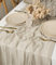Vitalizart Taupe Käsetuch Tischläufer, Käsetuch Boho Tischdecke 90 x 305 cm Dekorationen für Valentinstag Braut Hochzeit Baby Dusche Dekoration Geburtstag Party