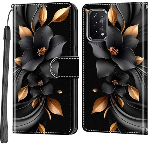 Salanheo Handyhülle für Oppo A54 5G / A74 5G / A93 5G / A93s 5G Hülle, mit Standfunktion Kartenfächern Flip Schutzhülle Klapphülle Kompatibel Oppo A54 5G / A74 5G / A93 5G / A93s 5G