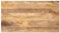 vidaXL Tischplatte, Holzplatte für Esstisch Couchtisch, Massivholzplatte Rustikales Design, Ersatztischplatte, 110x50x2,5cm Rechteckig Massivholz Mango