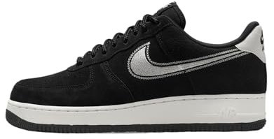 NIKE Air Force 1 '07 LV8, Sneaker Uomo, Black/Sail, 43 EU