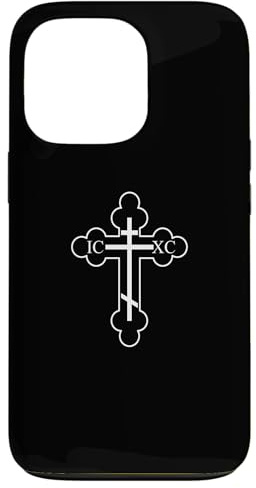 Ostorthodoxes Kreuz Russisch-Orthodoxes Kreuz Christentum Hülle für iPhone 13 Pro