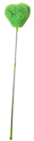 Pqahffowr Plumeau rétractable en acier inoxydable à long manche pour voiture, outils de nettoyage ménagers, vert