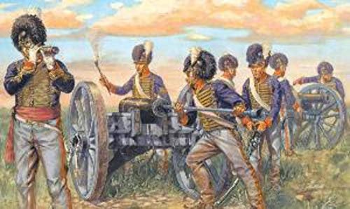 Italeri 6041-1:72 Napoleon. Kriege - Brit. Artillerie, Fahrzeuge, Beige