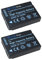 2X Trade-Shop Kamera Li-Ion Akku 1200mAh kompatibel mit Panasonic Lumix DMC TZ6 TZ7 TZ8 TZ10 TZ65 ZS1 ZS3 ZR1 ZX1 ZX3 DMC-TZ-8 DMC-TZ-10 DMC-TZ-65 DMC-ZS-1 DMC-ZX-1 DMC-ZX-3