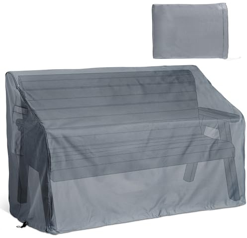 VonHaus Waterproof Garden Bench Cover – Premium Heavy Duty, Breathable 420D Oxford Fabric Protection for 2 Seater Benches (H89/60 x W134 x D70cm)