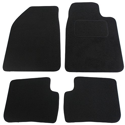 JVL 1300 Fully Tailored Car Mat, Black, Set of 4