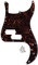 FLEOR 13-Loch Modern Style Standard PB Bass Pickguard ohne Truss Rod Notch für 4-Saiter P Bass Modell, Braune Schildkröte