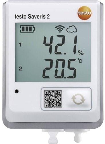 Testo 2-Kanal Feuchtigkeit, Temperatur Datenlogger, -30°C ? +50°C, Sensor NTC