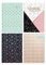 Tallon A4 Rose Gold Design Lined Notebook - Assorted