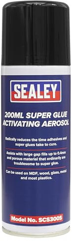 Sealey Super Glue Anaerobic Activator Aerosol 200ml - SCS300S