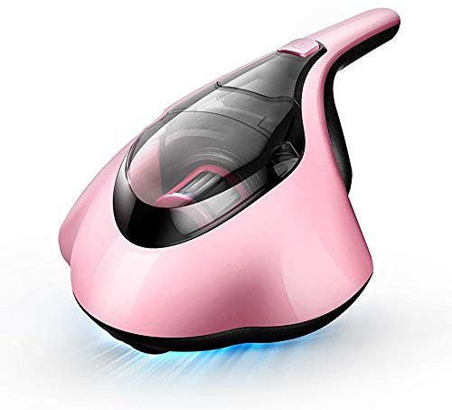 WYKDL Dustbuster Poche Vide sans Fil Mite Dissolvant Détecteur Portable Ultraviolet Ménage Mite Lit Lit stérilisateur Mite Enlèvement Aspirateur-Rose