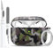 Airpods Pro Hülle - YOMPLOW Camo Schutzhülle Hartschale Skin Tragbar & Stoßfest Frauen Mädchen mit Schlüsselanhänger für Apple Airpods Pro Ladehülle - Camouflage