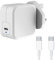 AJP USB-C New Compatible with Dell XPS 13-9365, XPS 13 (9310) 2-in-1 Laptop Tablet Battery Charger Power Supply Pd QC3.0 Fast Charging UK Wall Plug PSU Adaptor + 2 Meter USB Type-C Cable