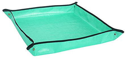 Yicare Gartenmatte Pflanzmatte Pflanzunterlage Hochbeet Pflanzsack Wasserfest Gartenarbeitsmatte für Pflanzen Garten-Arbeitsmatte für den Innen und Außenbereich 68X68CM/100X100CM (groß)