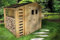 Casetta in legno con legnaia 200x200