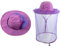 HunterBee Chapeau avec filet en maille moustiquaire intégré - Pour apiculture, safari, randonnées, jardinage