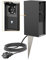 ledscom.de Columna de Enchufe para jardín POMI con Pica de Tierra y Cable de 2m para Exterior, IP44, Smart Home, WLAN, Alexa, Triple, Antracita, Angular, 23cm
