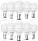 paul russells LED Golf Ball – Small Bayonet Fitting Dimmable Light, 5.5W B15 G45 LED Bulbs, 40w Equivalent, 6500K Daylight, Dimmer SBC Energy Saving Ceiling Lightsbulbs, Pack of 10