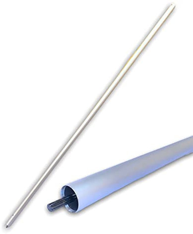 Asta di Ricambio per decespugliatore Tosaerba Tubolare 26mm Completo di Trasmissione a 9 Righe Lunghezza 150cm